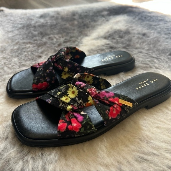 Ted Baker London Ashina Knotted Mule Sandals - Picture 2 of 6